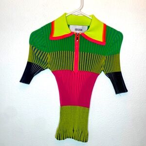 Colorful Striped Women's Top